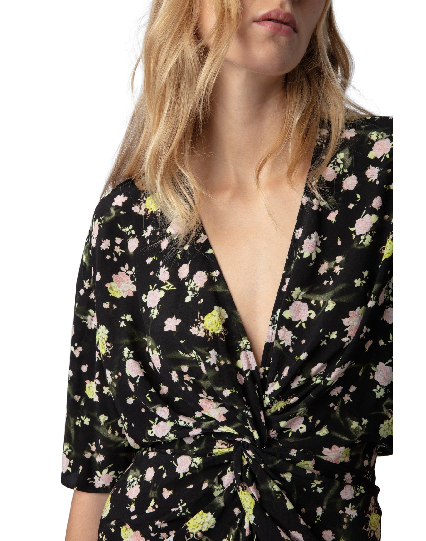 Women | Rozom Soft Crinkle Roses | Noir