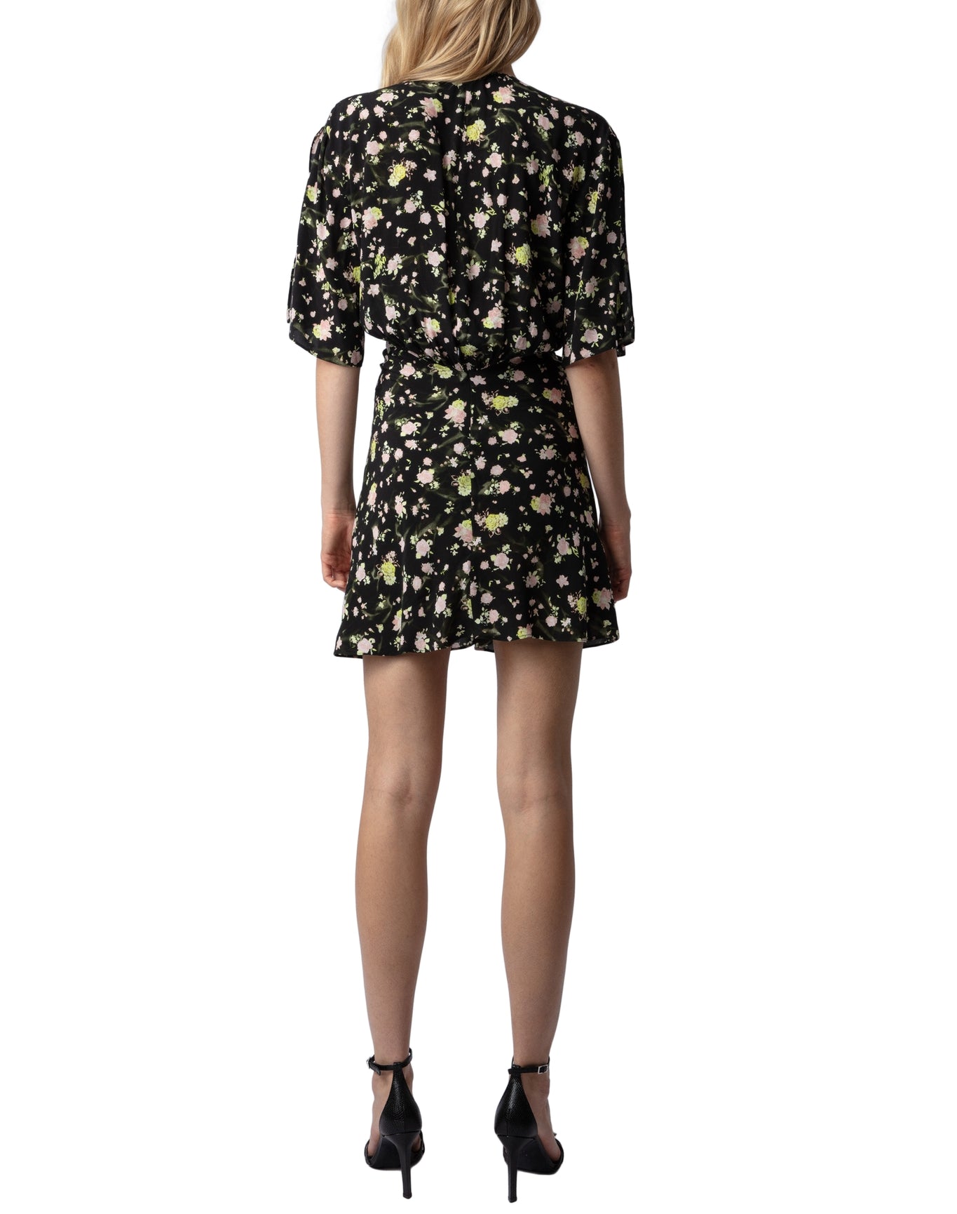 Women | Rozom Soft Crinkle Roses | Noir