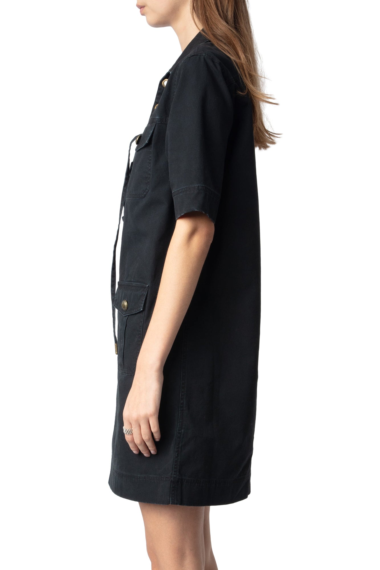 Record Coton Lave Dress | Black