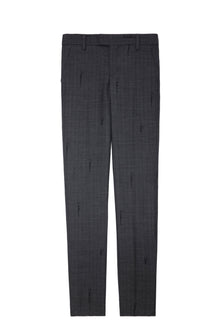 Prune Zip Zadig Stripe  | Anthracite