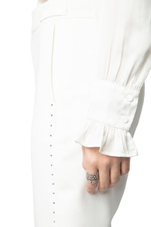 Panny Strass Dots Pants | Beige
