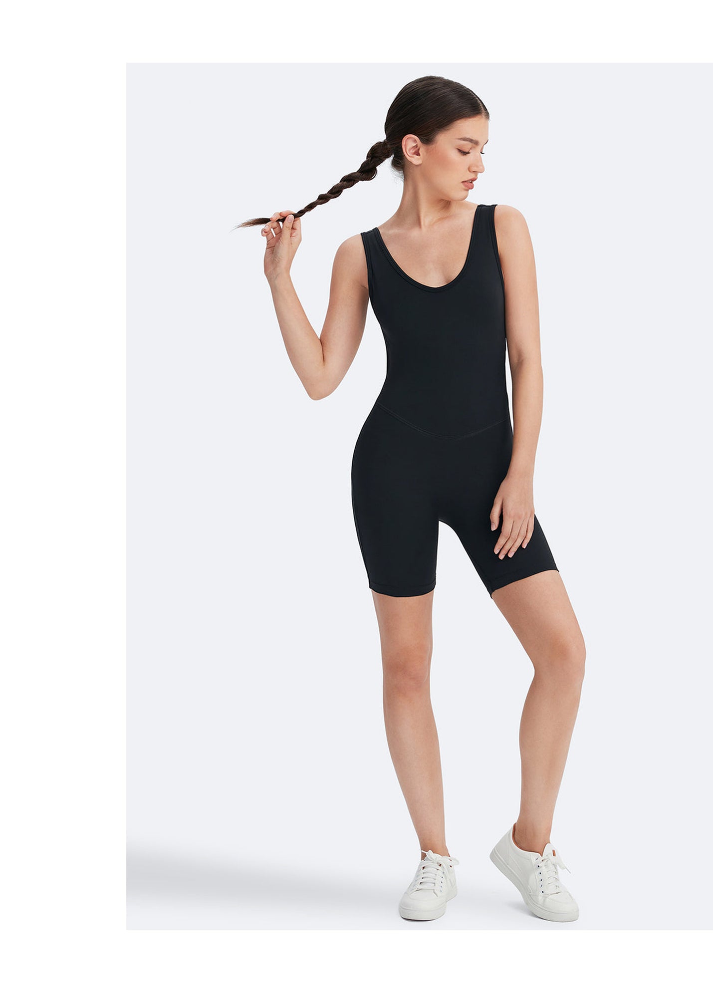 Waist-Contouring Bodysuit | Inky Black