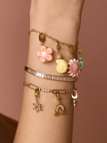 Petite Harper Bracelet | 14K Gold Plated Brass