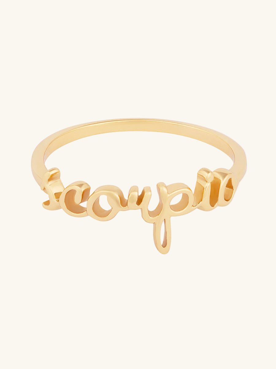 Scorpio Ring | 14K Gold Plated Brass