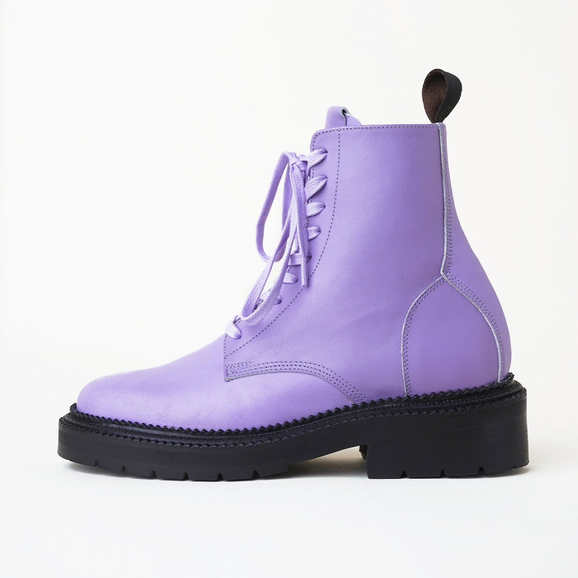 Warren Combat Boot | Lilac