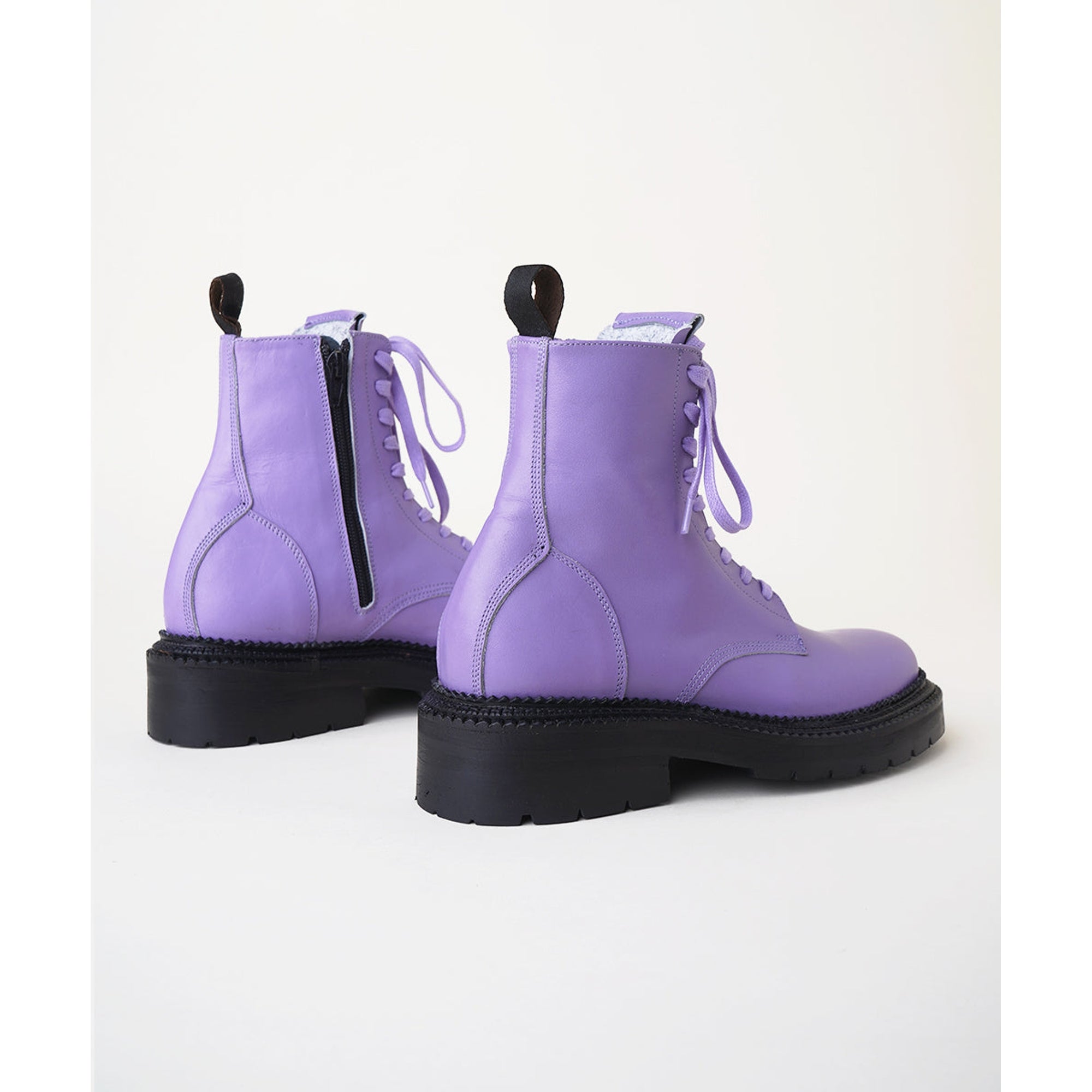 Warren Combat Boot | Lilac