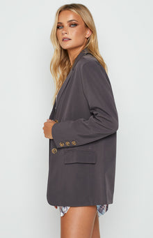 Wendy Blazer | Charcoal