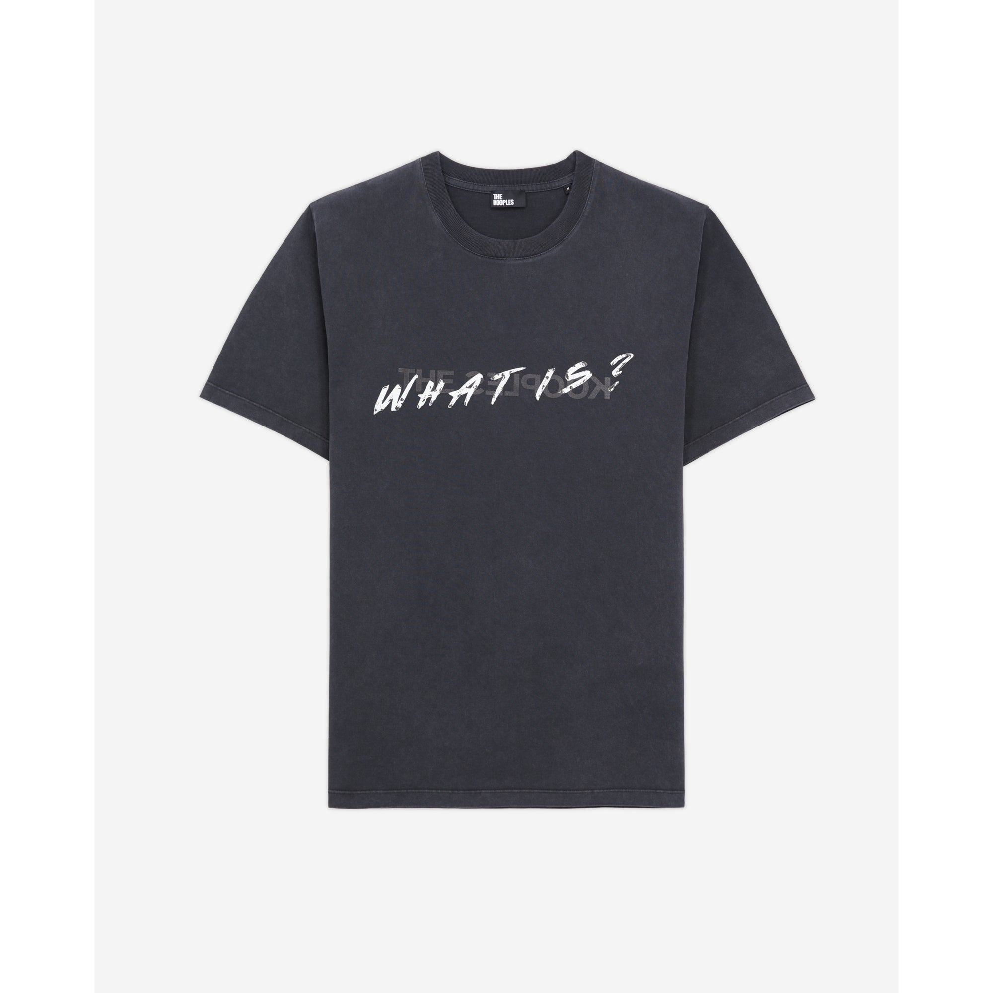 What Is T-Shirt | Men | Black Washed