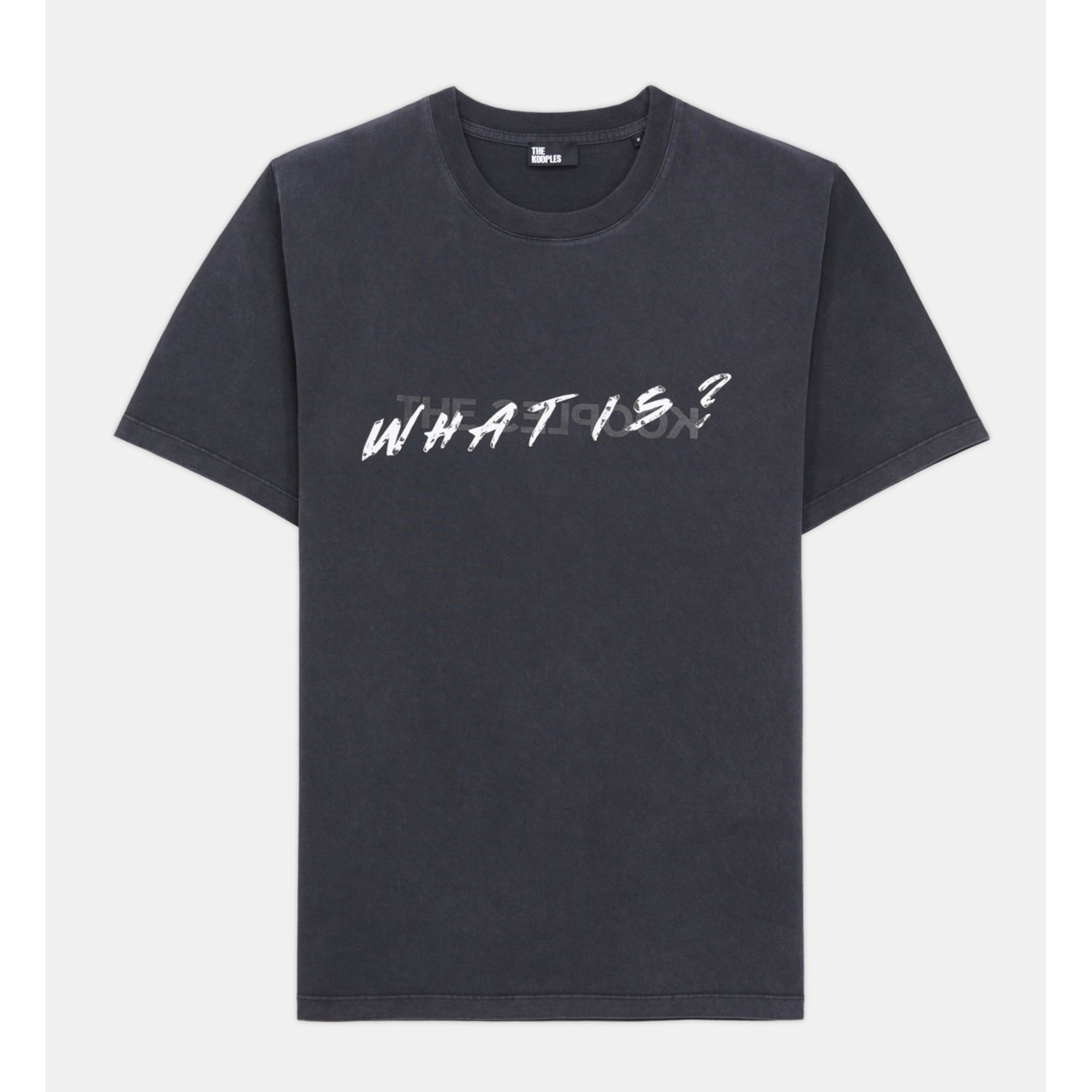 What Is T-Shirt | Men | Black Washed