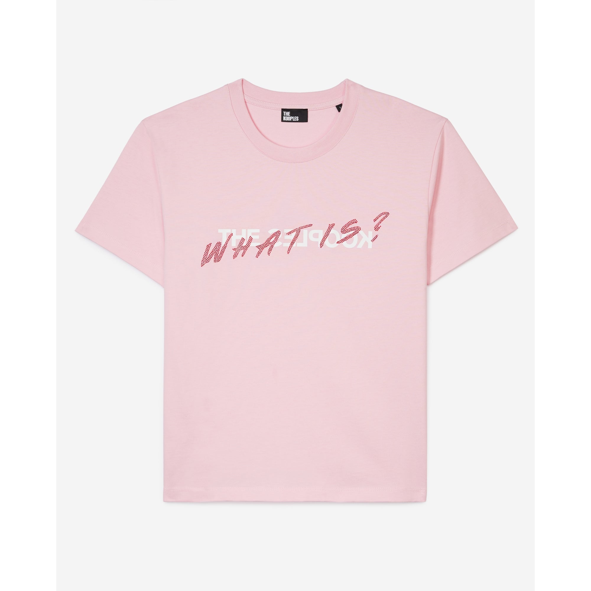 What Is T-Shirt With Rhinestones | Women | Powder Pink