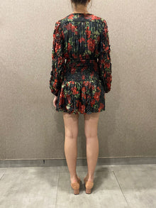 Rococo Sand | Rosie Short Dress | Black Multi