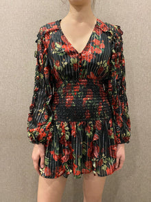 Rococo Sand | Rosie Short Dress | Black Multi