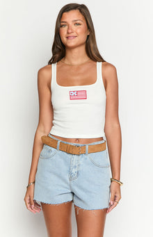 Winnie Star Denim Shorts | Light Wash