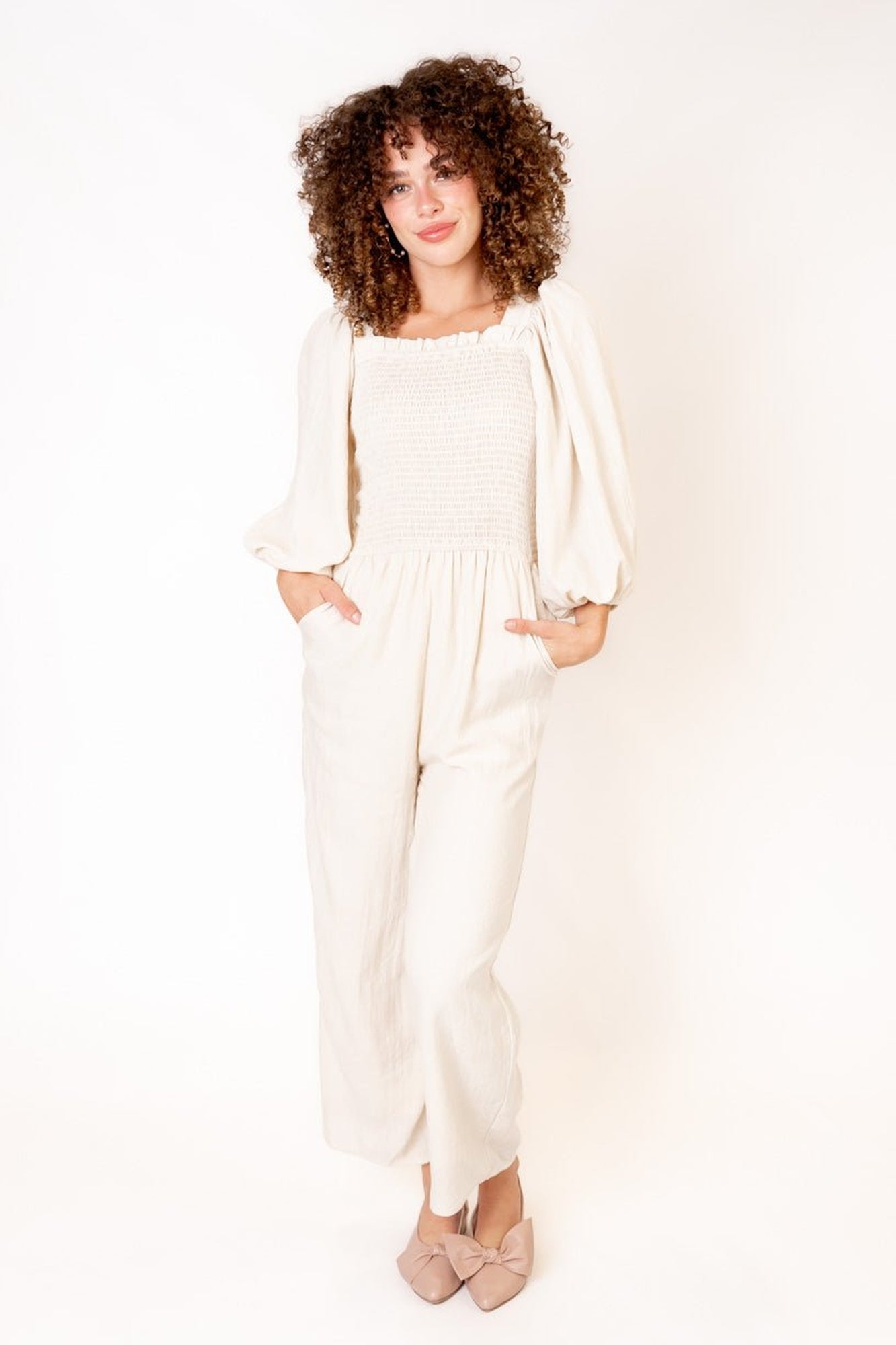 Women | Arianna Jumpsuit | Cream