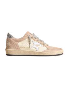 Women | Ball-Star with Laminated Star & Glitter Heel Tab | Nougat x White x Silver