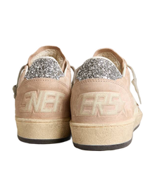 Women | Ball-Star with Laminated Star & Glitter Heel Tab | Nougat x White x Silver