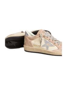 Women | Ball-Star with Laminated Star & Glitter Heel Tab | Nougat x White x Silver