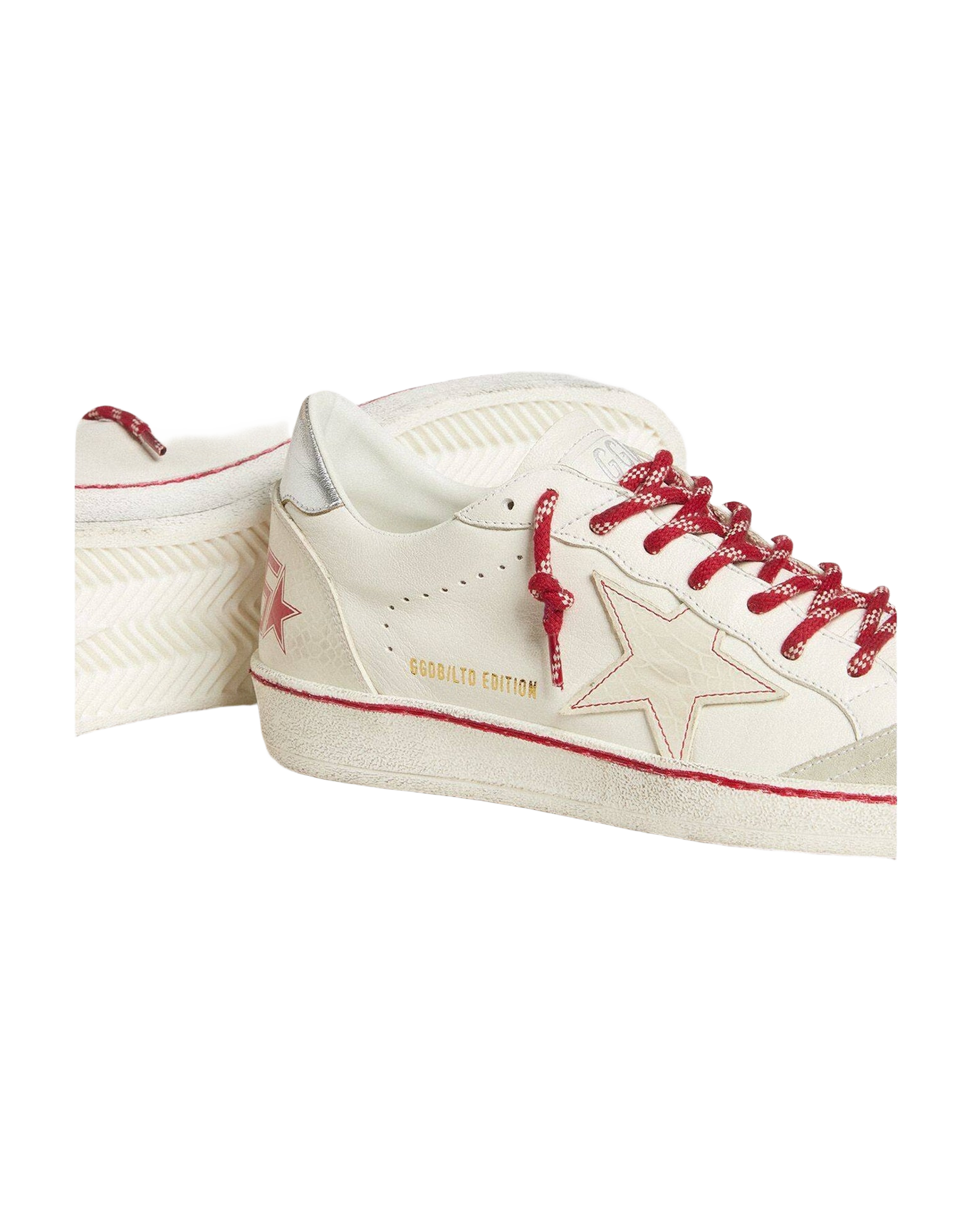 Women | Ball Star Ltd Lny Leather with A Lived In Effect | White x Ice x Silver (V1)