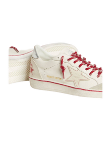 Women | Ball Star Ltd Lny Leather with A Lived In Effect | White x Ice x Silver (V2)