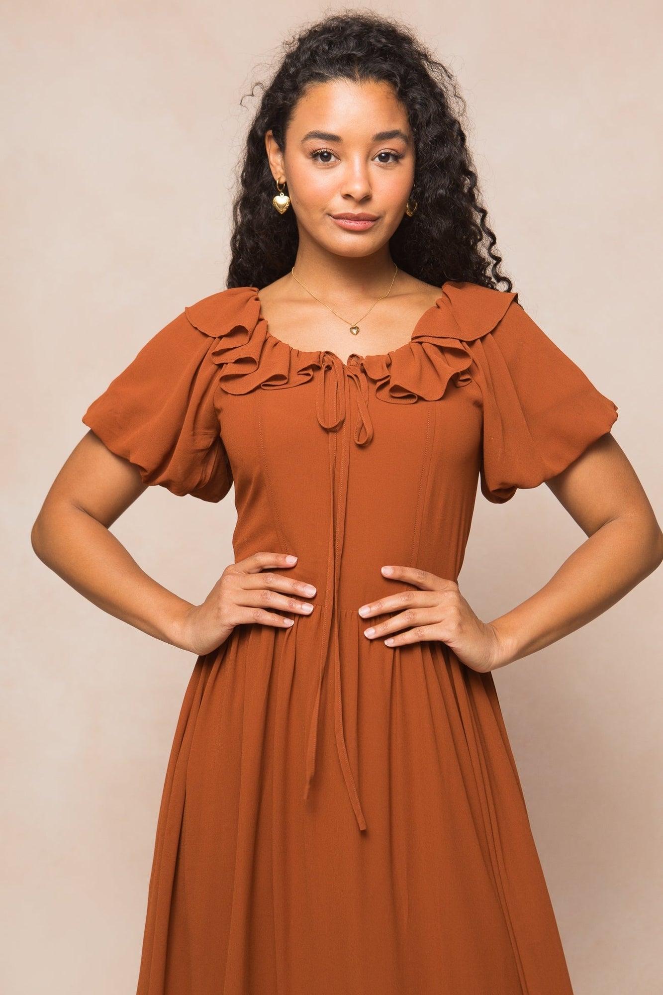 Women | Billie Dress | Orange