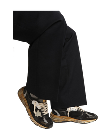 Women | Dad Star Mesh & Nappa with Colored Star | Black x Silver x Ice (V2)