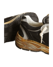 Women | Dad Star Mesh & Nappa with Colored Star | Black x Silver x Ice (V2)