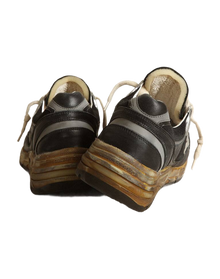 Women | Dad Star Mesh & Nappa with Colored Star | Black x Silver x Ice (V2)