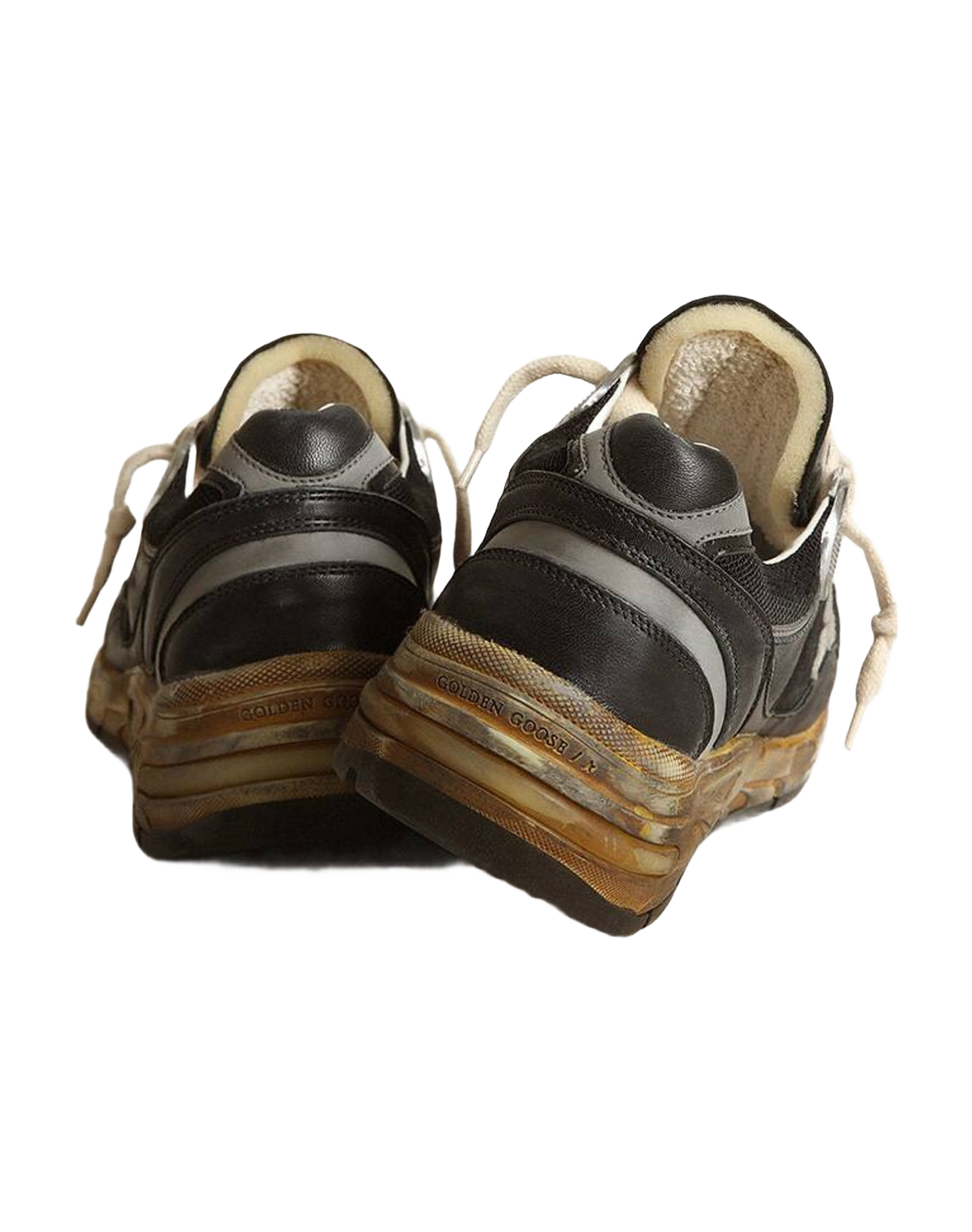 Women | Dad Star Mesh & Nappa with Colored Star | Black x Silver x Ice (V2)