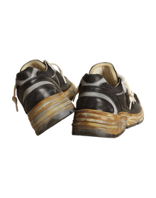 Women | Dad Star Mesh & Nappa with Colored Star | Black x Silver x Ice (V2)