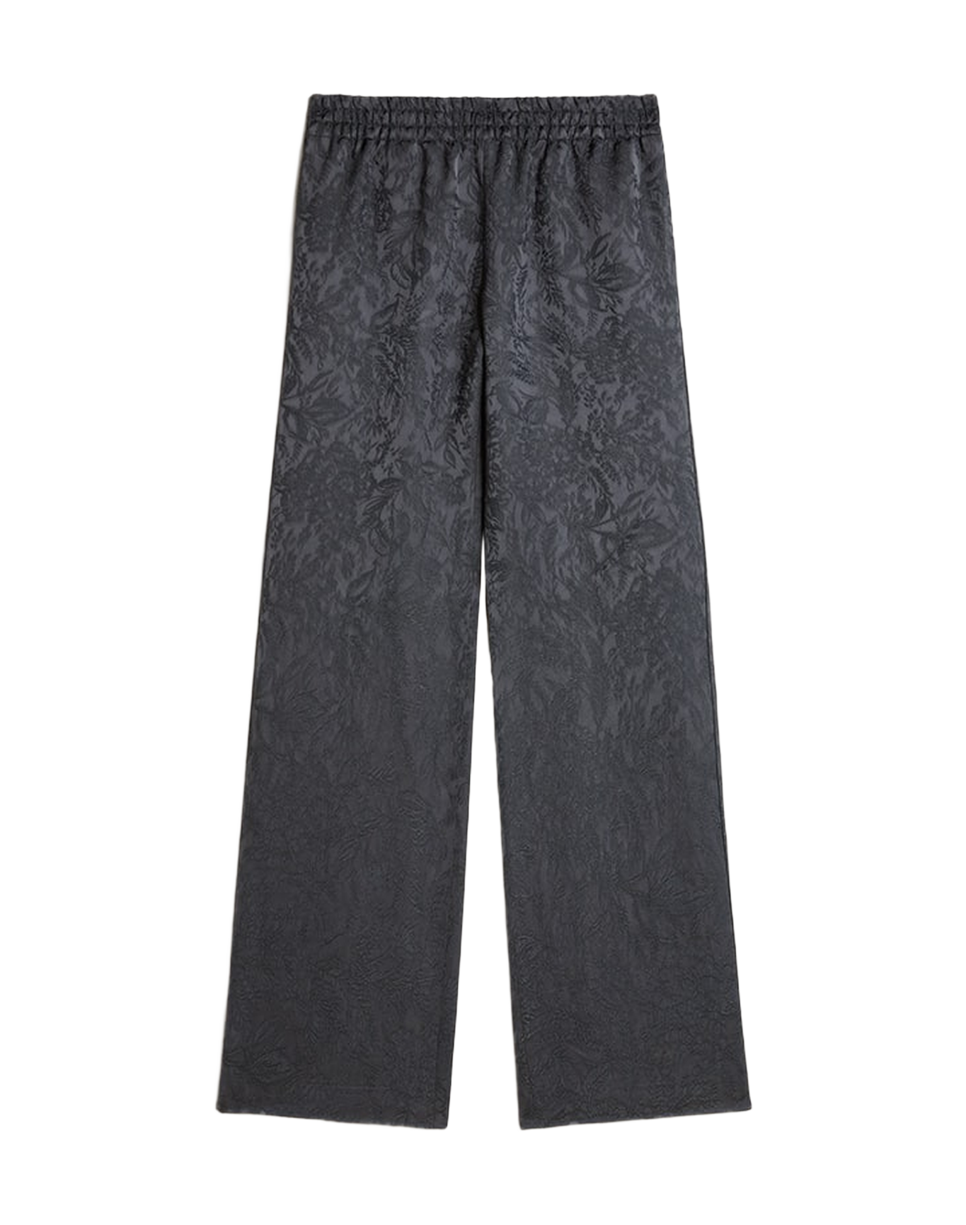 Women | Jacquard Pants with All-Over Toile De Jouy Pattern | Ombre Blue