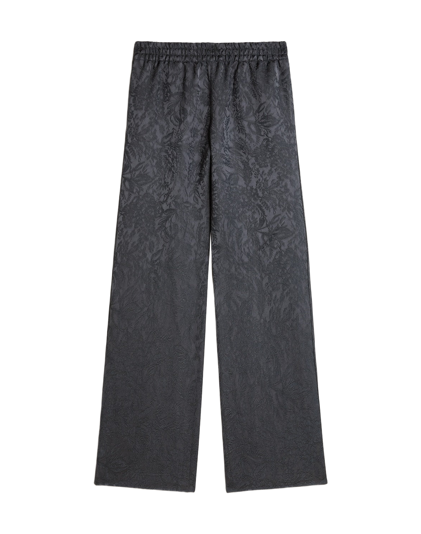 Women | Jacquard Pants with All-Over Toile De Jouy Pattern | Ombre Blue