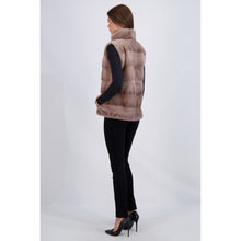 Women | Mink Vest | Smoky Rose