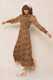 Women | Payton Dress | Brown x Multi