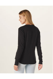 Women | Puremeso Henley | Black