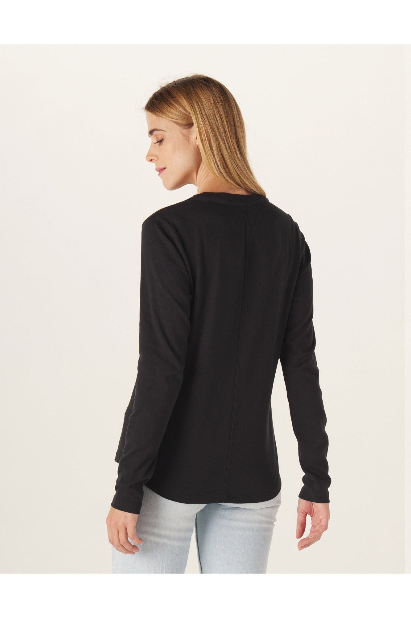 Women | Puremeso Henley | Black