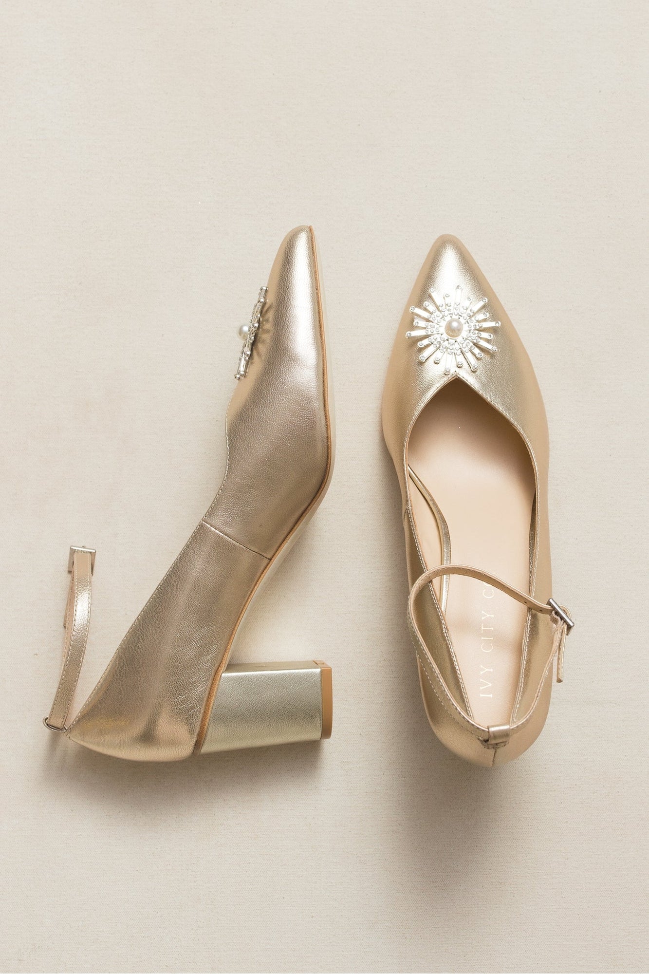 Women | Serendipity Heel | Gold