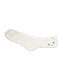 Women | Socks Ormea White with Diamonds