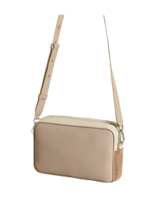 Women | Star Bag Large Hammered Leather | Cappuccino x Off White x Plum (V2)