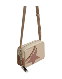 Women | Star Bag Large Hammered Leather | Cappuccino x Off White x Plum (V2)