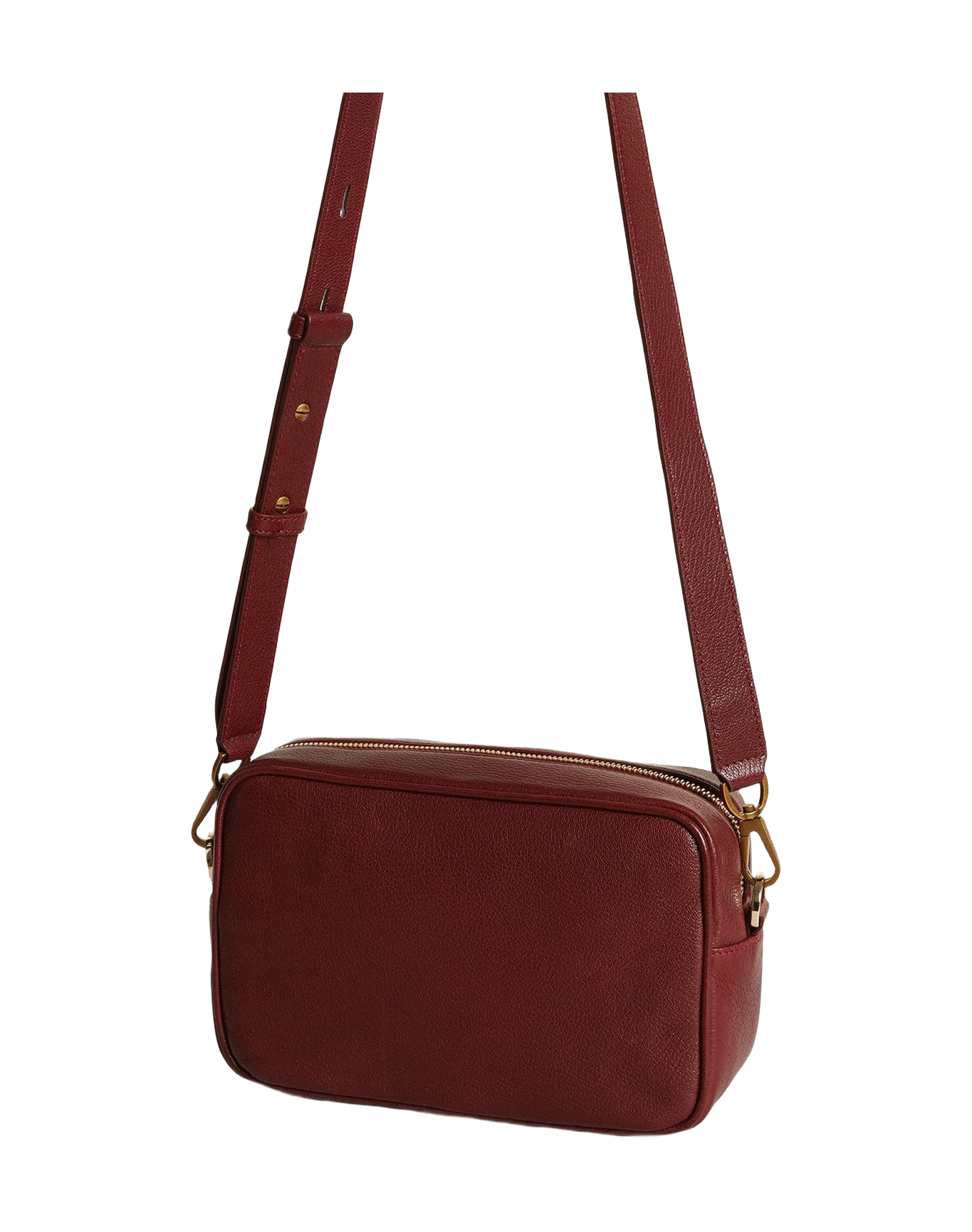 Women | Star Bag Leather with Tone On Tone Star | Burgundy (V2)
