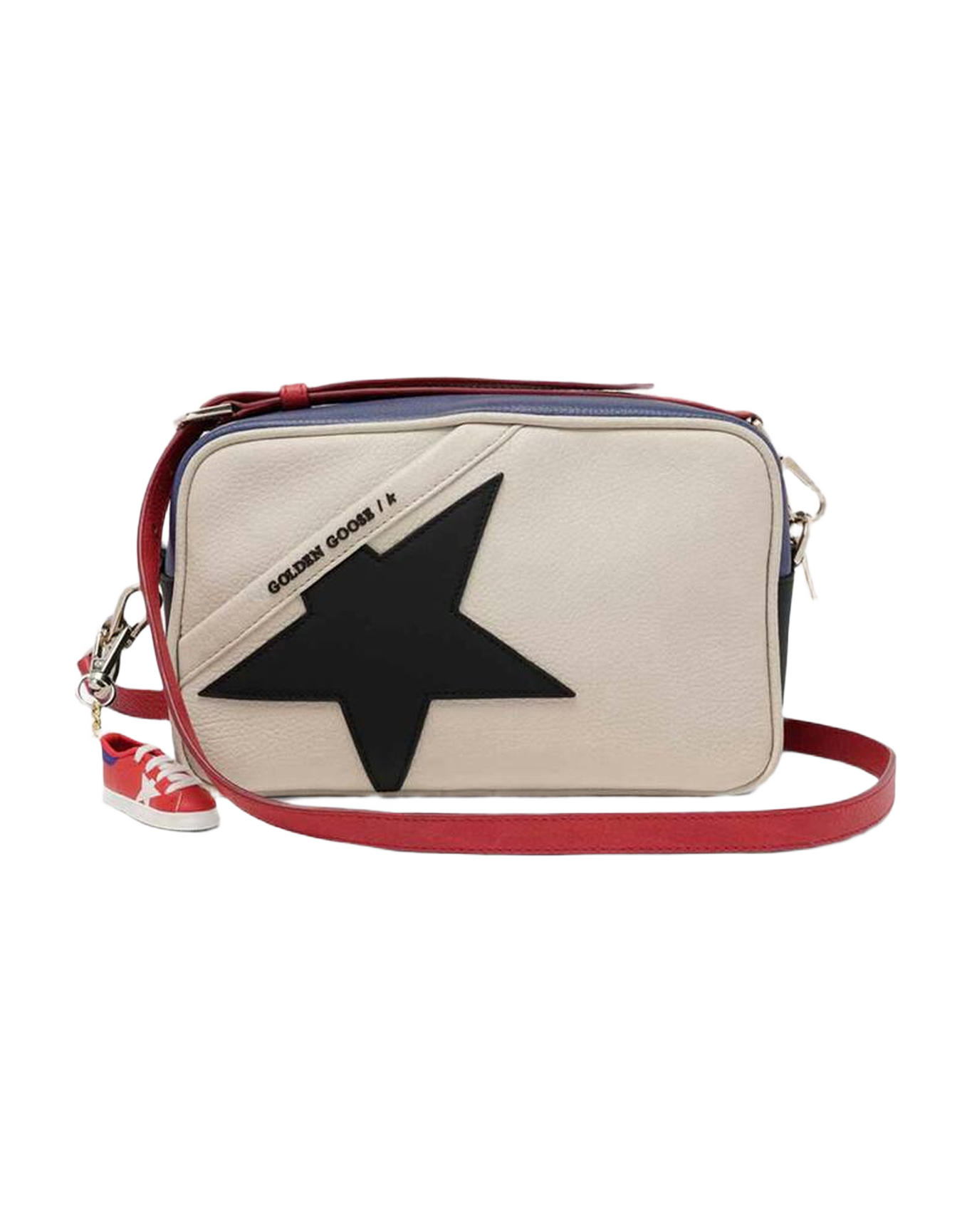 Women | Star Bag Made Of Pebbled Leather with Black Star