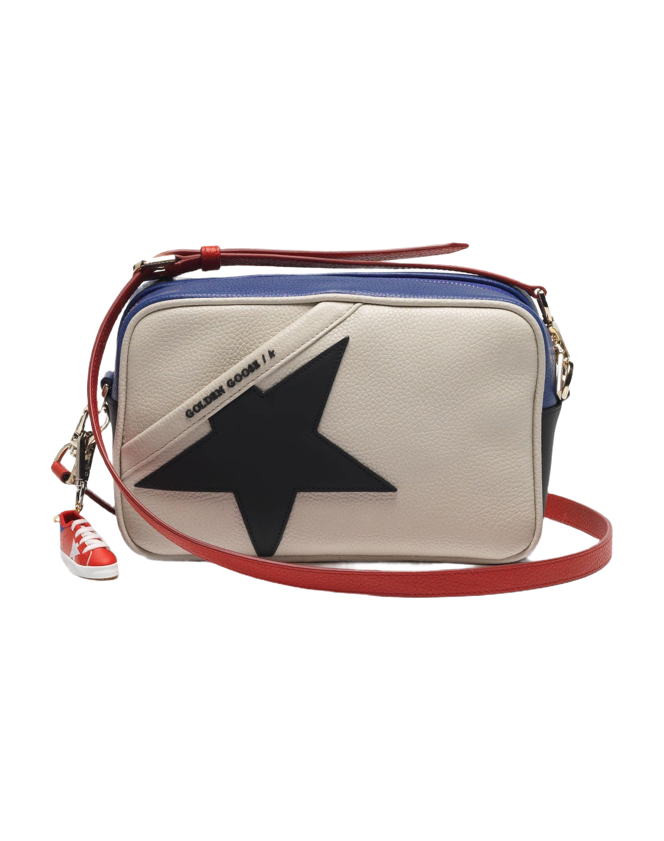 Women | Star Bag Made Of Pebbled Leather with Black Star
