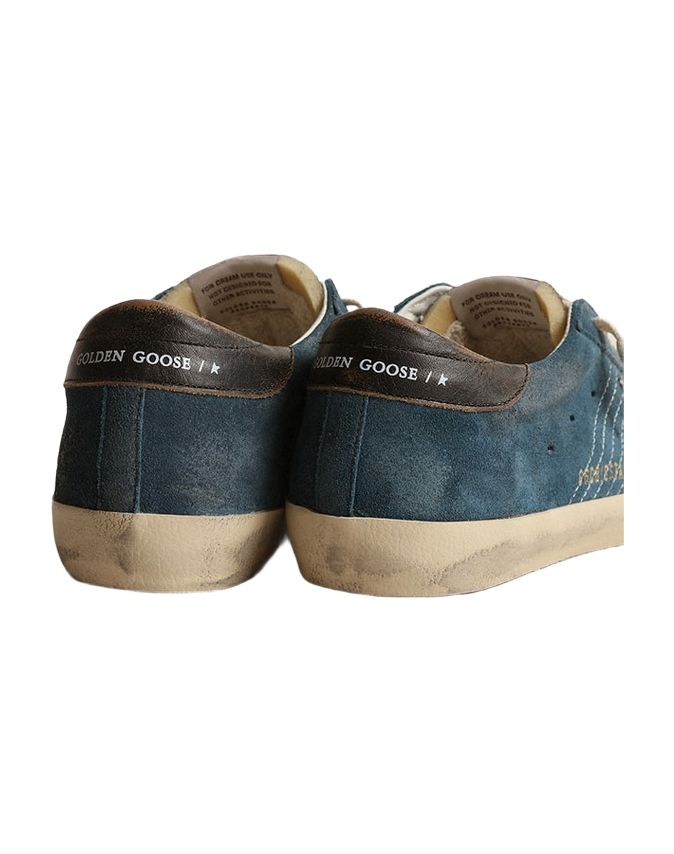 Women | Super-Star Blue Suede with Silver Glitter Star | Blue x Grey x Silver x Black