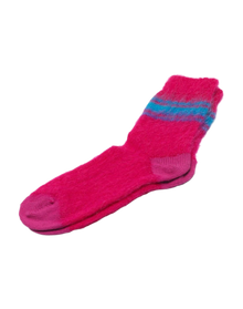 Women | Tsutsuji Socks Made Of Brushed Mohair Wool (V3)