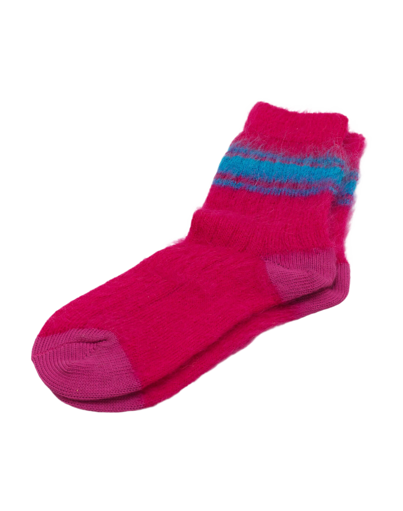 Women | Tsutsuji Socks Made Of Brushed Mohair Wool (V3)