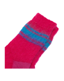 Women | Tsutsuji Socks Made Of Brushed Mohair Wool (V3)