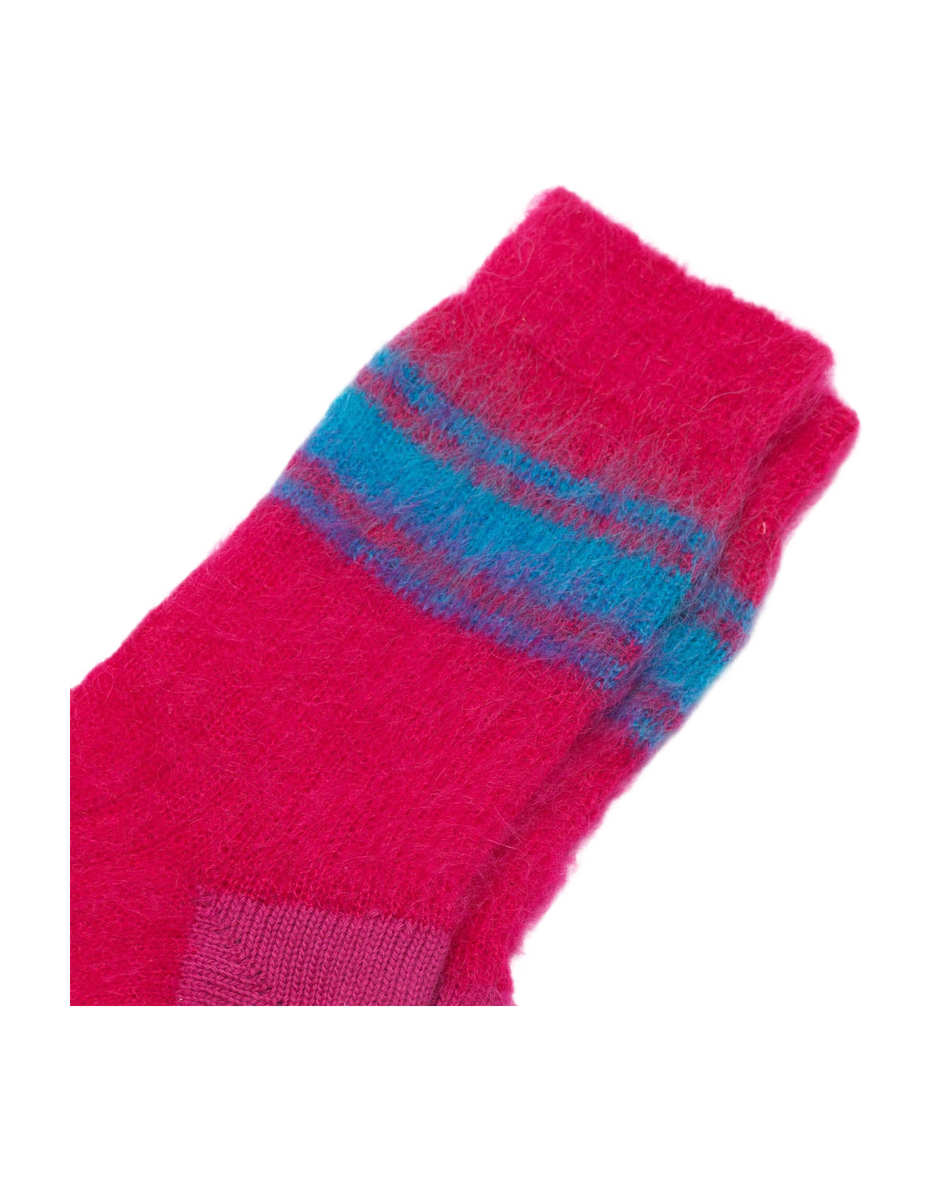 Women | Tsutsuji Socks Made Of Brushed Mohair Wool (V3)