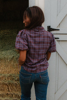 Women | Virginia Blouse | Plaid x Multi