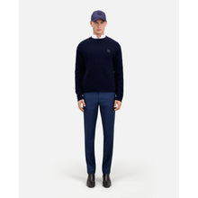 Wool And Alpaca Blend Sweater | Men | Navy Blue