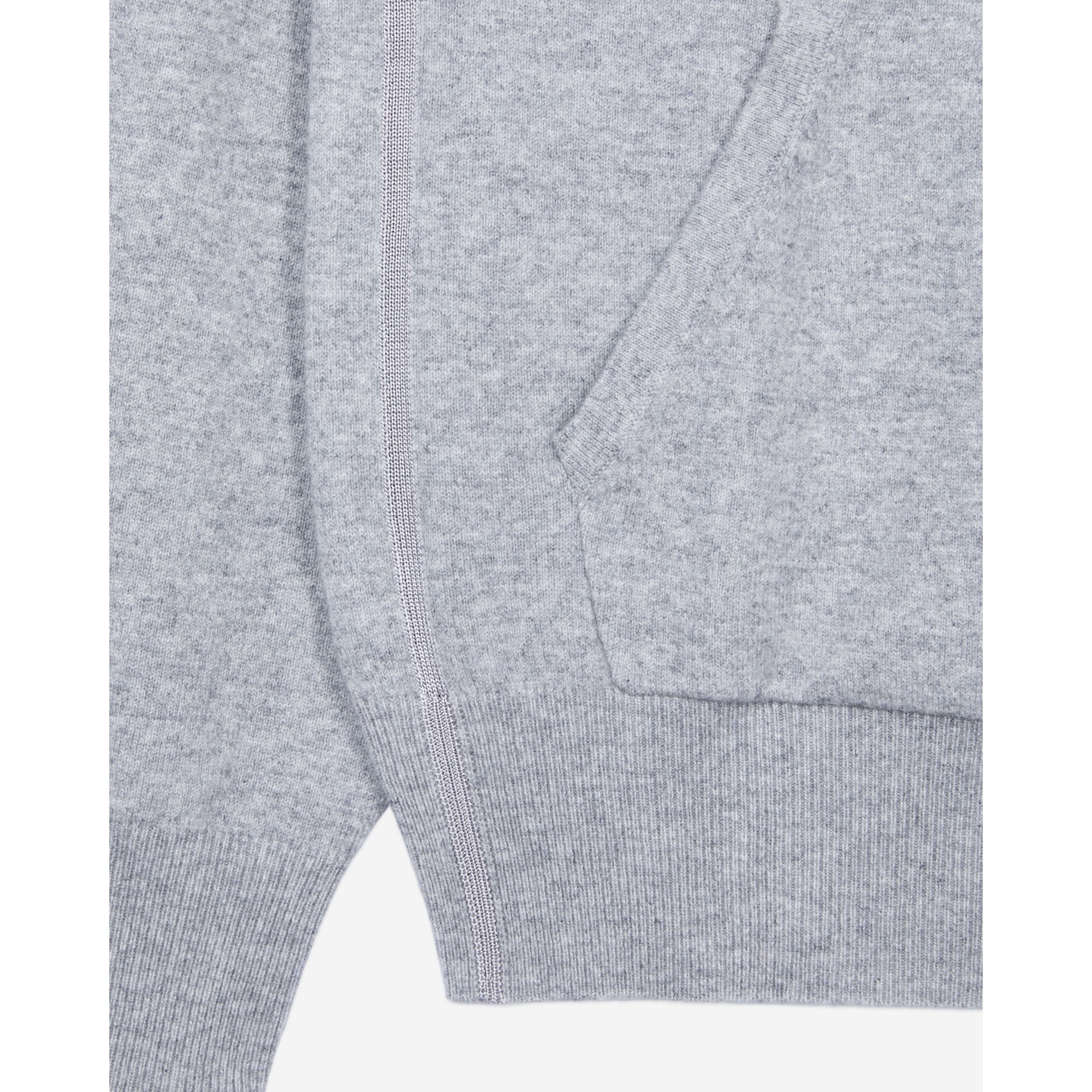 Wool And Cashmere Hoodie | Women | Middle Grey Mel